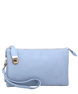 Fashion Clutch Crossbody Bag WU020B BLUE GRAY
